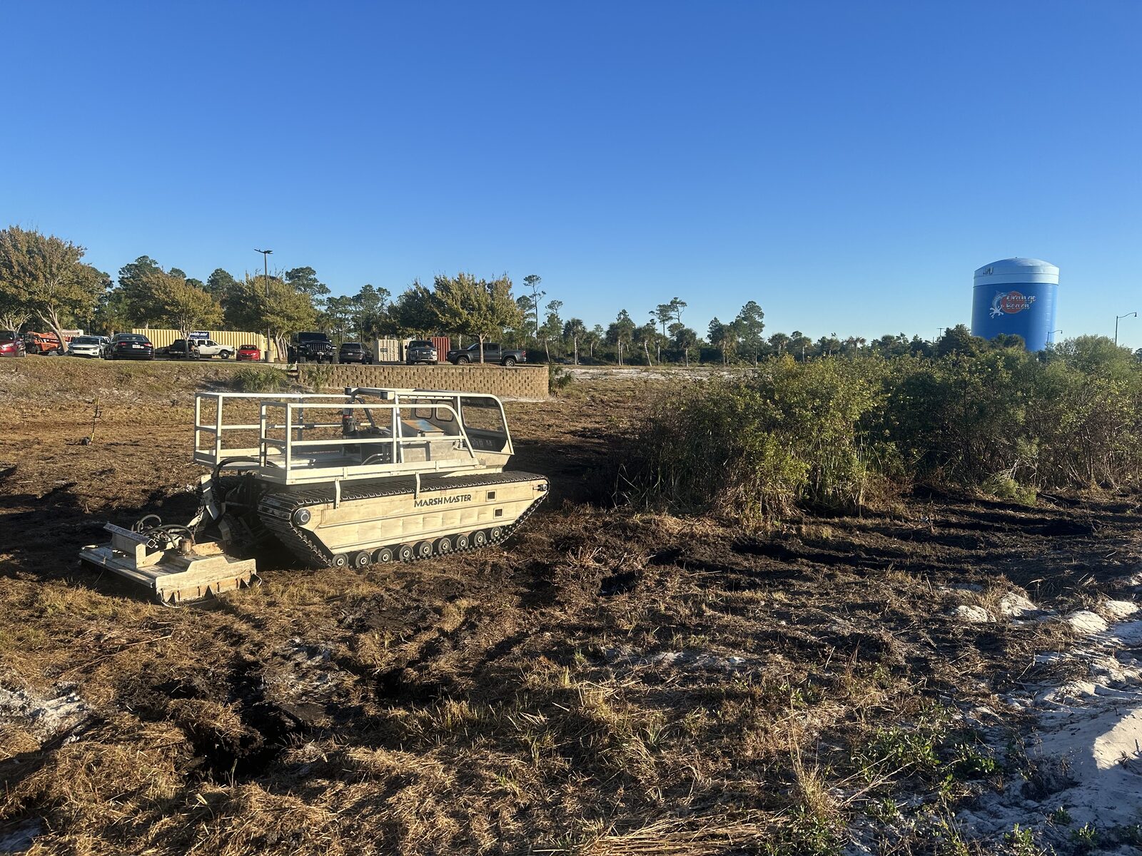 Land Clearing & Site Work by SKS Aquatic on the Gulf Coast — Finished, clean site