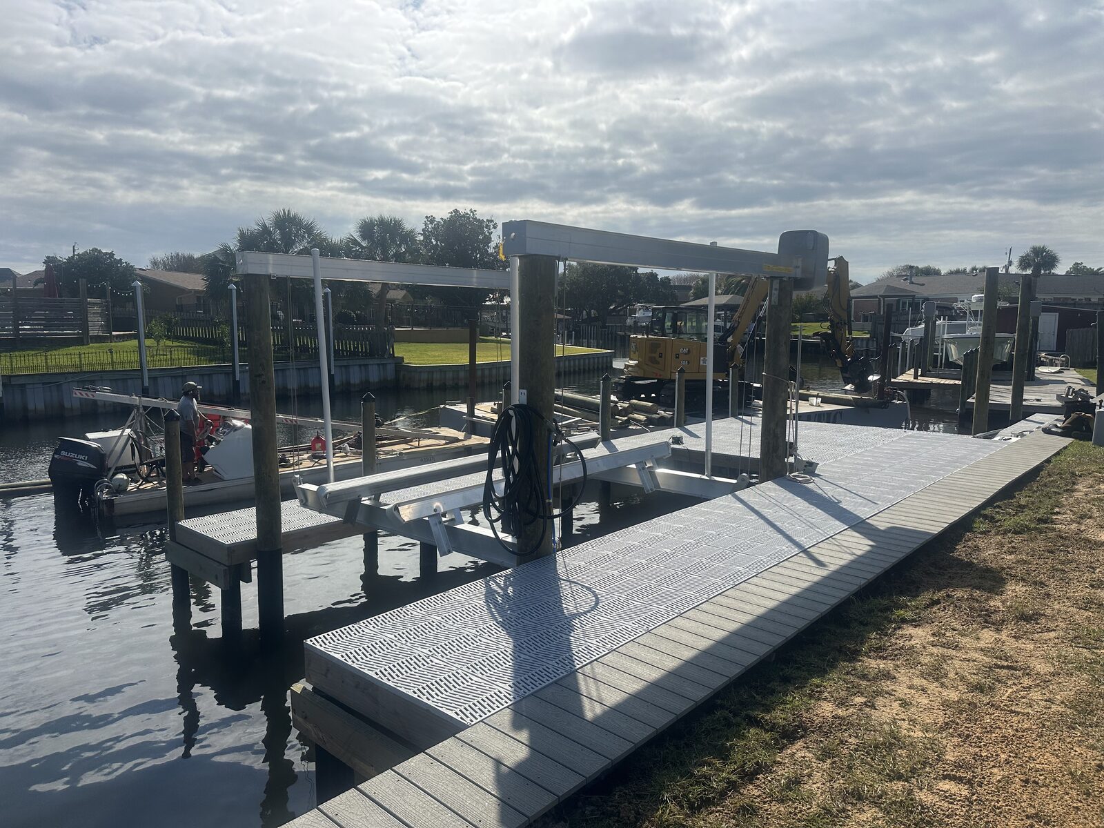 Marine Construction by SKS Aquatic on the Gulf Coast — Pier and terminal platform