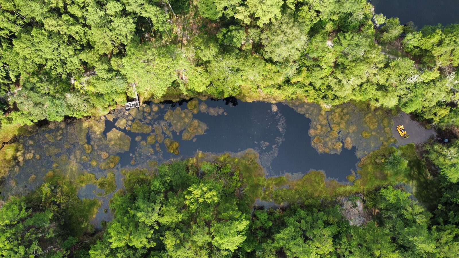 Ponds & Lakes by SKS Aquatic on the Gulf Coast — Aeration running on a finished pond