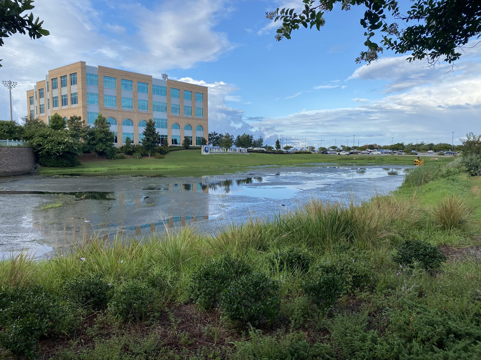 Ponds & Lakes by SKS Aquatic on the Gulf Coast — Pond restored to open water