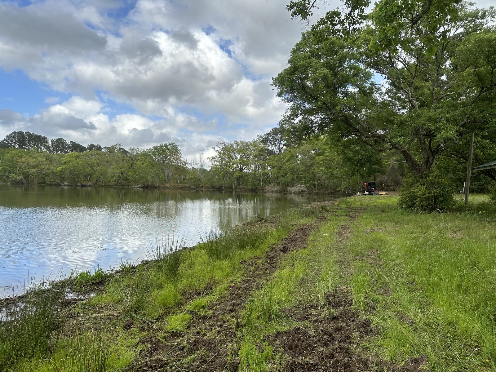 Ponds & Lakes by SKS Aquatic on the Gulf Coast — Lake edge cleaned up