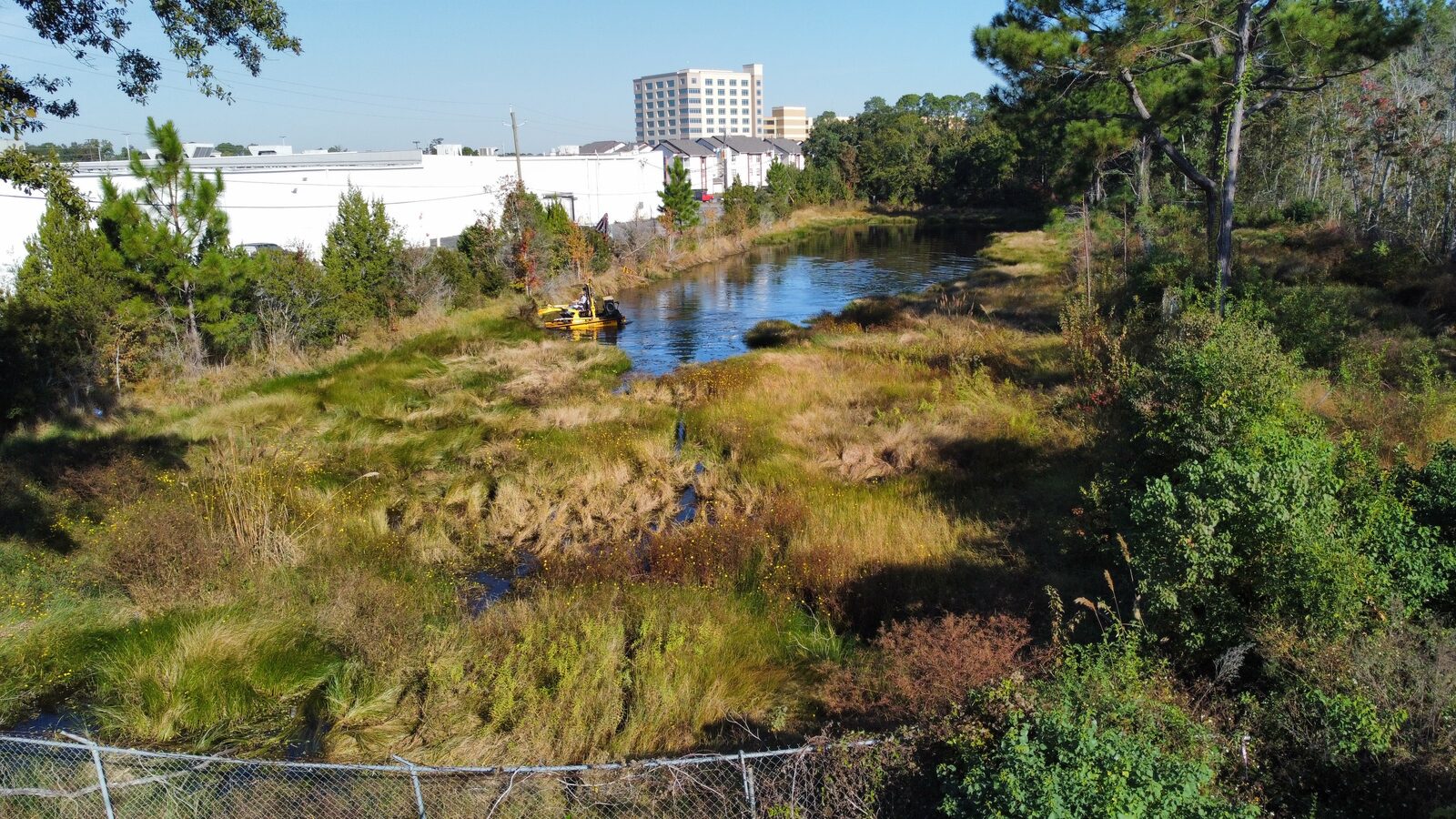 Ponds & Lakes by SKS Aquatic on the Gulf Coast — Pond restored to open water